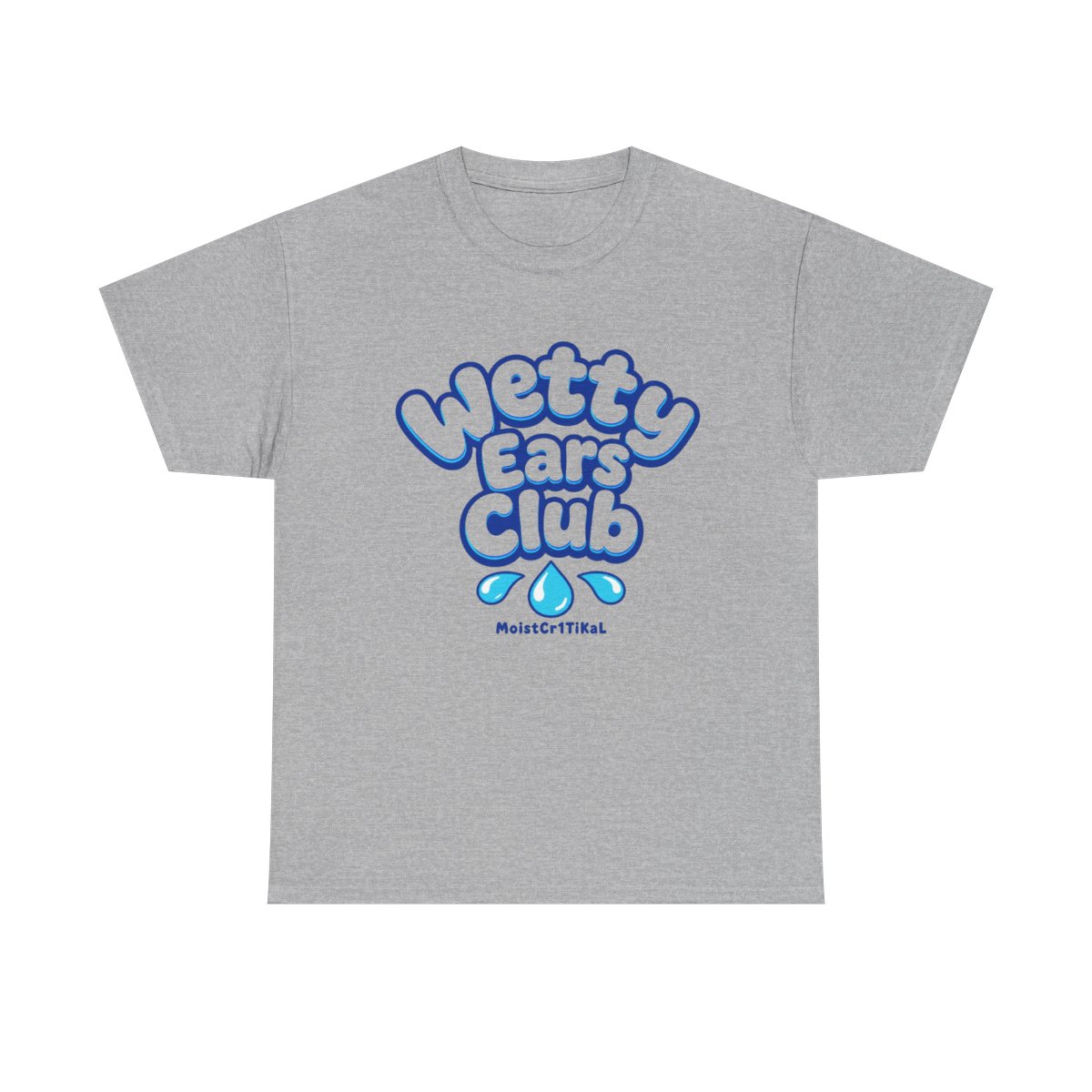 MoistCr1TiKaL "Wetty Ears Club" Unisex Tee - alternate angle 3, merchandise