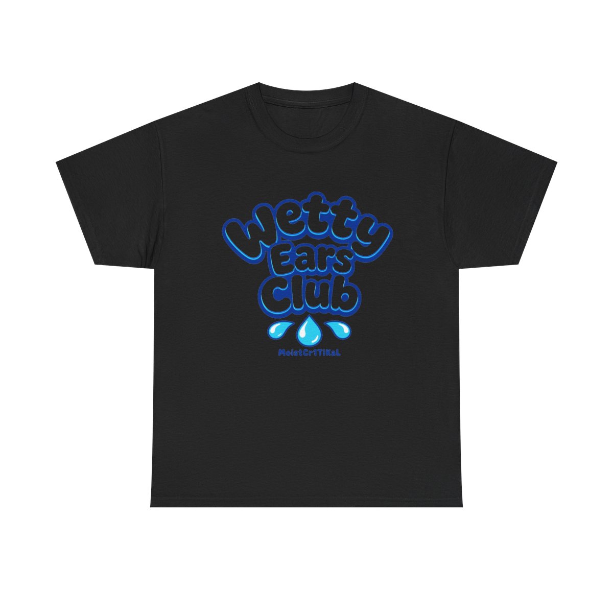 MoistCr1TiKaL "Wetty Ears Club" Unisex Tee - alternate angle 2, merchandise