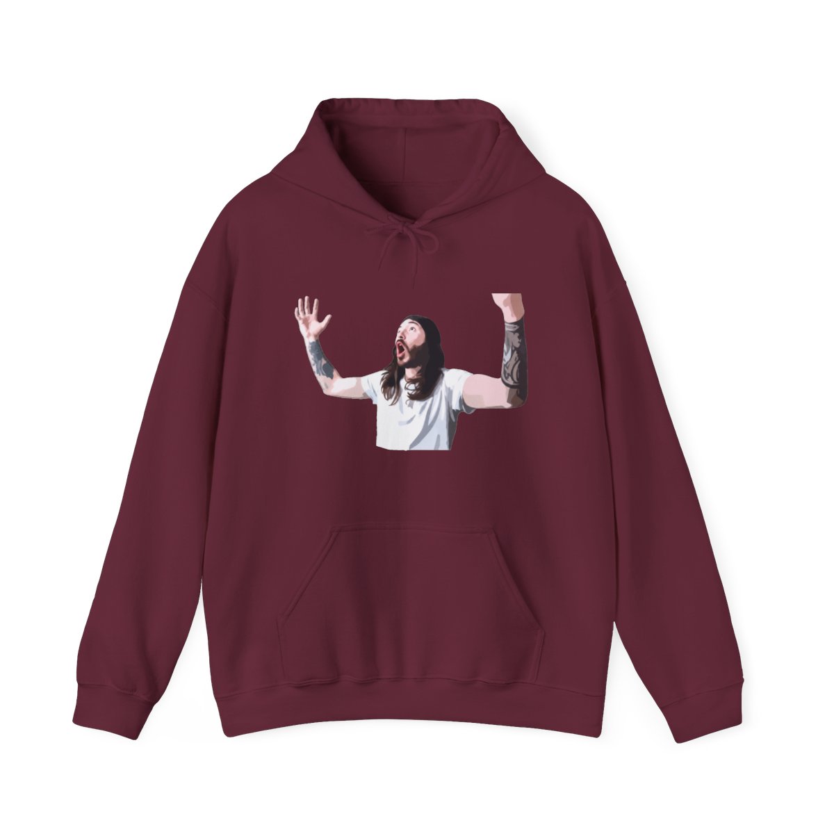 MoistCr1TiKaL Drawing Design Hoodie - alternate angle 3, merchandise