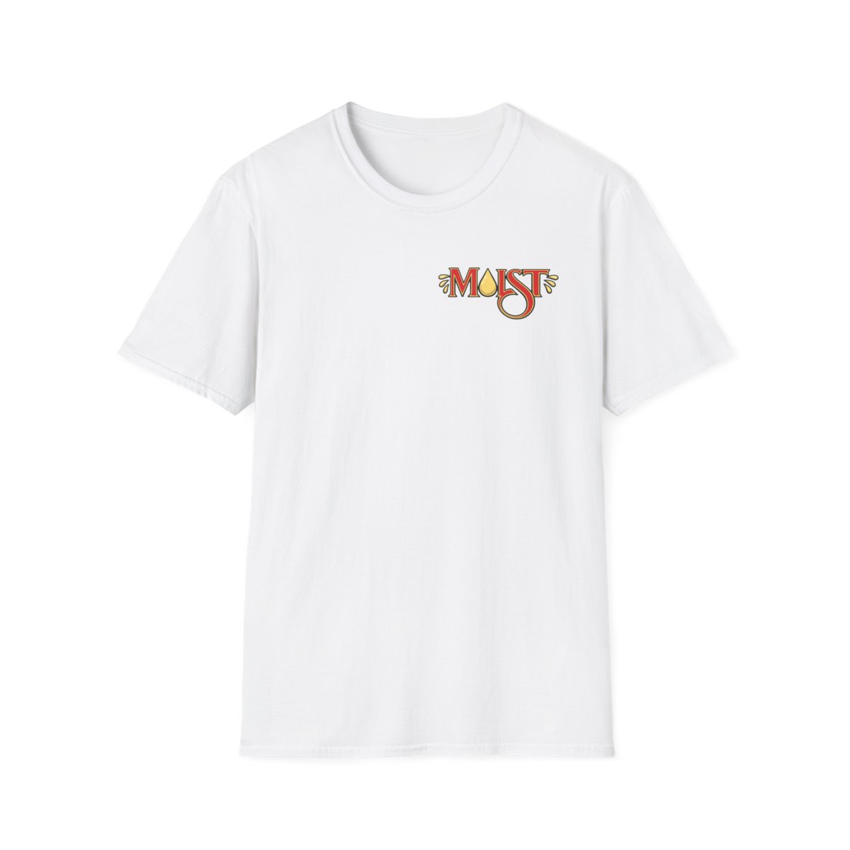 Moist script logo T-Shirt | vintage floral typography | Cr1TiKaL | MoistCr1TiKaL - Official T-Shirts merchandise
